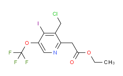 AM155475 | 1804348-72-8 | Ethyl 3-(chloromethyl)-4-iodo-5-(trifluoromethoxy)pyridine-2-acetate