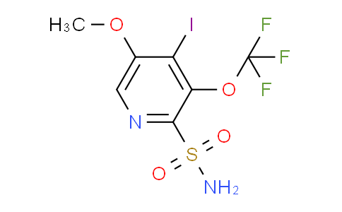 4-Iodo-5-methoxy-3-(trifluoromethoxy)pyridine-2-sulfonamide