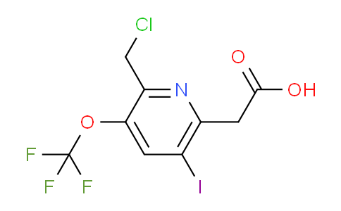 AM155483 | 1804833-82-6 | 2-(Chloromethyl)-5-iodo-3-(trifluoromethoxy)pyridine-6-acetic acid