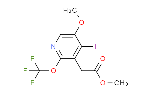 Methyl 4-iodo-5-methoxy-2-(trifluoromethoxy)pyridine-3-acetate