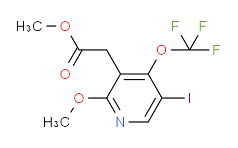 Methyl 5-iodo-2-methoxy-4-(trifluoromethoxy)pyridine-3-acetate