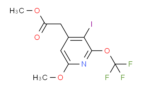 Methyl 3-iodo-6-methoxy-2-(trifluoromethoxy)pyridine-4-acetate