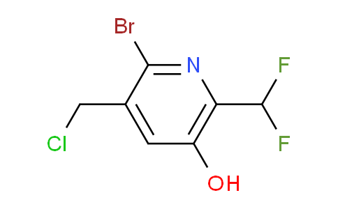 AM15550 | 1804660-33-0 | 2-Bromo-3-(chloromethyl)-6-(difluoromethyl)-5-hydroxypyridine