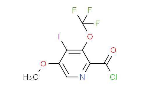 4-Iodo-5-methoxy-3-(trifluoromethoxy)pyridine-2-carbonyl chloride