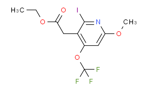 Ethyl 2-iodo-6-methoxy-4-(trifluoromethoxy)pyridine-3-acetate