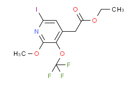 Ethyl 6-iodo-2-methoxy-3-(trifluoromethoxy)pyridine-4-acetate