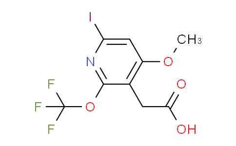 6-Iodo-4-methoxy-2-(trifluoromethoxy)pyridine-3-acetic acid