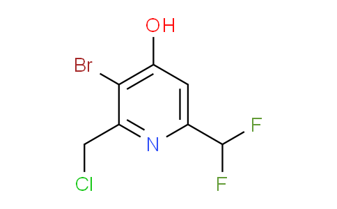 AM15553 | 1805410-55-2 | 3-Bromo-2-(chloromethyl)-6-(difluoromethyl)-4-hydroxypyridine