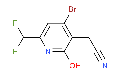 AM15555 | 1804843-25-1 | 4-Bromo-6-(difluoromethyl)-2-hydroxypyridine-3-acetonitrile
