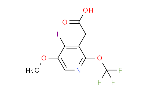 4-Iodo-5-methoxy-2-(trifluoromethoxy)pyridine-3-acetic acid