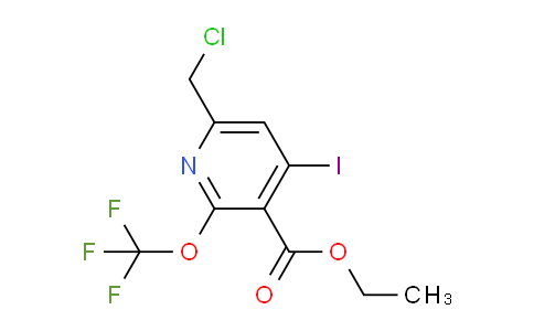 AM155556 | 1806258-40-1 | Ethyl 6-(chloromethyl)-4-iodo-2-(trifluoromethoxy)pyridine-3-carboxylate