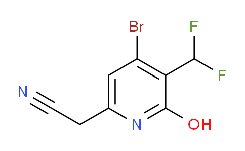 AM15556 | 1806992-83-5 | 4-Bromo-3-(difluoromethyl)-2-hydroxypyridine-6-acetonitrile
