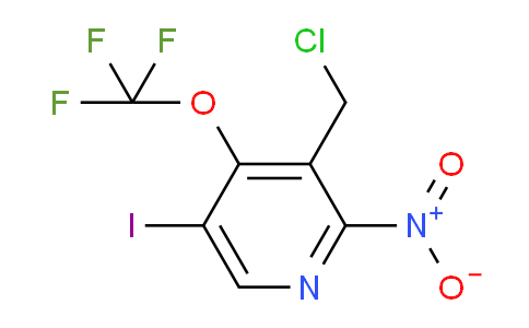 3-(Chloromethyl)-5-iodo-2-nitro-4-(trifluoromethoxy)pyridine