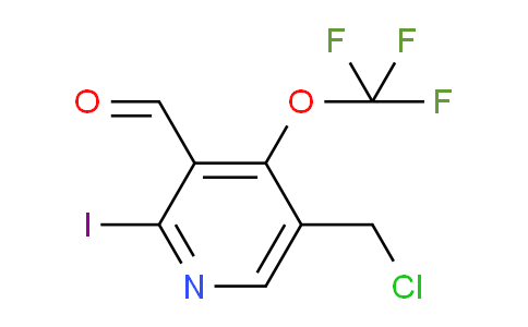 AM155566 | 1804632-64-1 | 5-(Chloromethyl)-2-iodo-4-(trifluoromethoxy)pyridine-3-carboxaldehyde