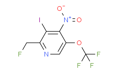 2-(Fluoromethyl)-3-iodo-4-nitro-5-(trifluoromethoxy)pyridine