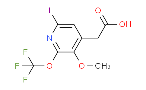 6-Iodo-3-methoxy-2-(trifluoromethoxy)pyridine-4-acetic acid