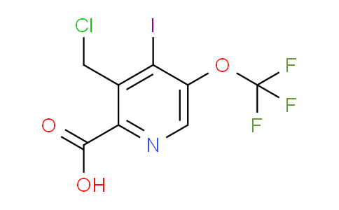 3-(Chloromethyl)-4-iodo-5-(trifluoromethoxy)pyridine-2-carboxylic acid