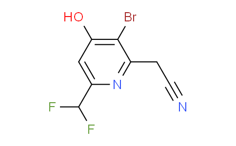 AM15561 | 1805347-67-4 | 3-Bromo-6-(difluoromethyl)-4-hydroxypyridine-2-acetonitrile
