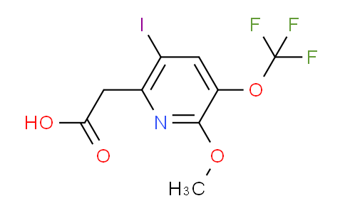 AM155617 | 1804778-52-6 | 5-Iodo-2-methoxy-3-(trifluoromethoxy)pyridine-6-acetic acid