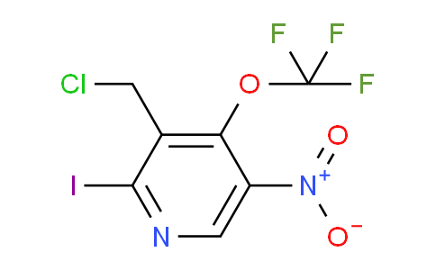 3-(Chloromethyl)-2-iodo-5-nitro-4-(trifluoromethoxy)pyridine