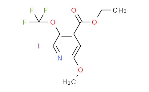 Ethyl 2-iodo-6-methoxy-3-(trifluoromethoxy)pyridine-4-carboxylate