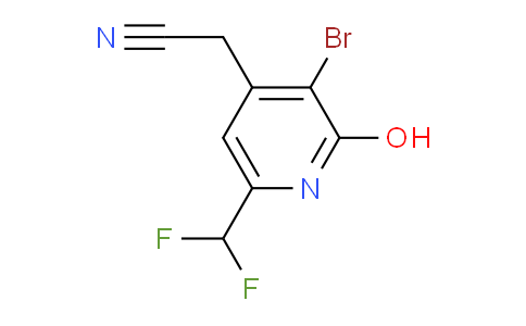 AM15563 | 1804886-44-9 | 3-Bromo-6-(difluoromethyl)-2-hydroxypyridine-4-acetonitrile