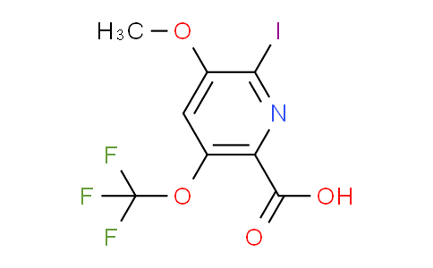 AM155640 | 1804729-69-8 | 2-Iodo-3-methoxy-5-(trifluoromethoxy)pyridine-6-carboxylic acid