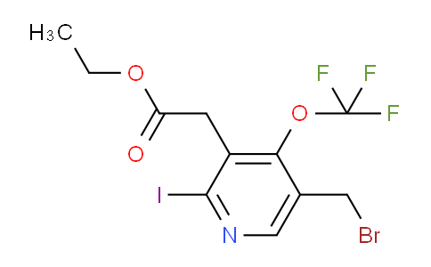 AM155717 | 1804829-03-5 | Ethyl 5-(bromomethyl)-2-iodo-4-(trifluoromethoxy)pyridine-3-acetate