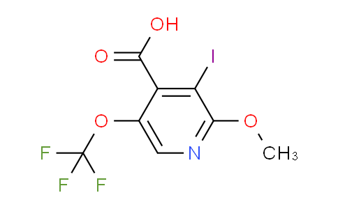 AM155721 | 1804436-77-8 | 3-Iodo-2-methoxy-5-(trifluoromethoxy)pyridine-4-carboxylic acid