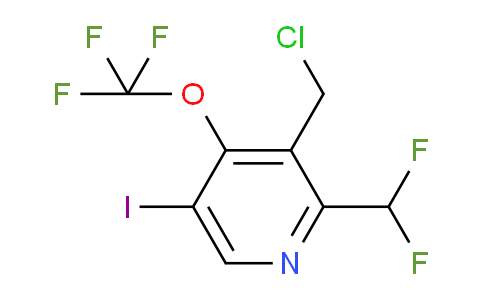 AM155733 | 1805978-76-0 | 3-(Chloromethyl)-2-(difluoromethyl)-5-iodo-4-(trifluoromethoxy)pyridine