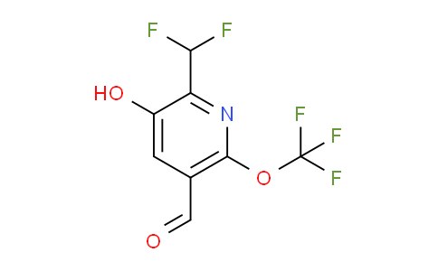 2-(Difluoromethyl)-3-hydroxy-6-(trifluoromethoxy)pyridine-5-carboxaldehyde