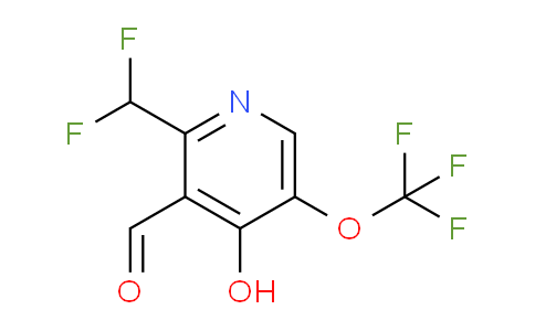 2-(Difluoromethyl)-4-hydroxy-5-(trifluoromethoxy)pyridine-3-carboxaldehyde