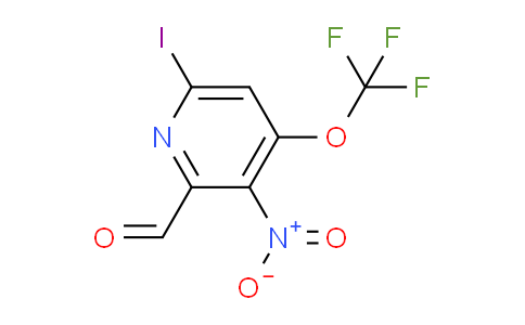 6-Iodo-3-nitro-4-(trifluoromethoxy)pyridine-2-carboxaldehyde