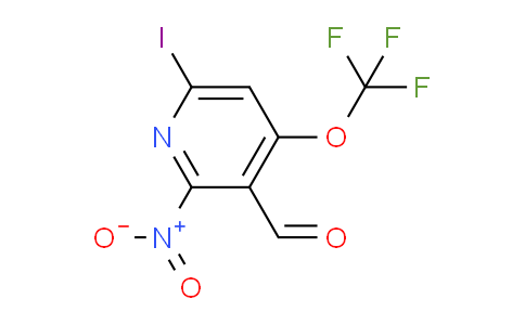 6-Iodo-2-nitro-4-(trifluoromethoxy)pyridine-3-carboxaldehyde