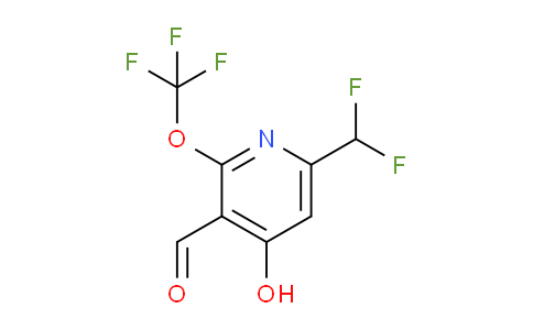 6-(Difluoromethyl)-4-hydroxy-2-(trifluoromethoxy)pyridine-3-carboxaldehyde