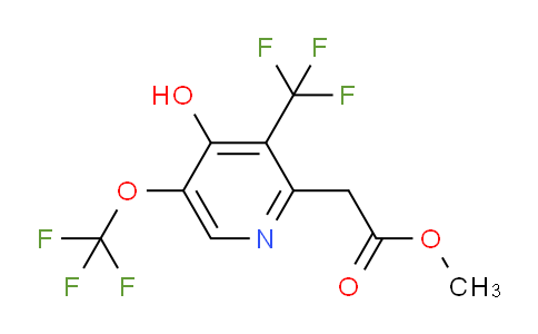 Methyl 4-hydroxy-5-(trifluoromethoxy)-3-(trifluoromethyl)pyridine-2-acetate