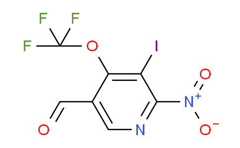 3-Iodo-2-nitro-4-(trifluoromethoxy)pyridine-5-carboxaldehyde