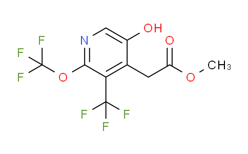 Methyl 5-hydroxy-2-(trifluoromethoxy)-3-(trifluoromethyl)pyridine-4-acetate