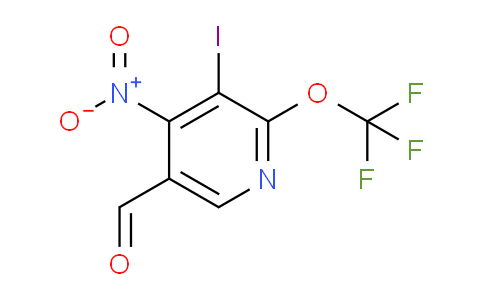 3-Iodo-4-nitro-2-(trifluoromethoxy)pyridine-5-carboxaldehyde