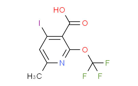 AM155762 | 1806742-98-2 | 4-Iodo-6-methyl-2-(trifluoromethoxy)pyridine-3-carboxylic acid