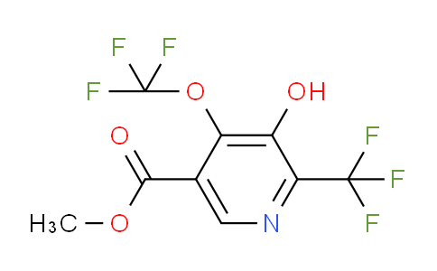 AM155763 | 1804343-93-8 | Methyl 3-hydroxy-4-(trifluoromethoxy)-2-(trifluoromethyl)pyridine-5-carboxylate