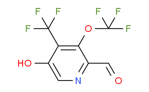 AM155782 | 1806049-07-9 | 5-Hydroxy-3-(trifluoromethoxy)-4-(trifluoromethyl)pyridine-2-carboxaldehyde