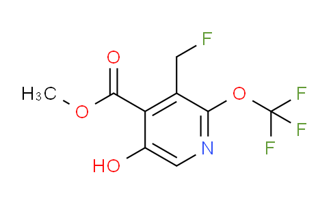 Methyl 3-(fluoromethyl)-5-hydroxy-2-(trifluoromethoxy)pyridine-4-carboxylate