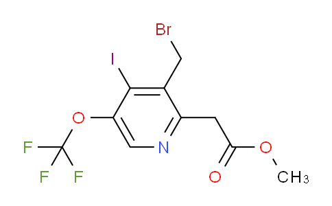 AM155803 | 1804828-86-1 | Methyl 3-(bromomethyl)-4-iodo-5-(trifluoromethoxy)pyridine-2-acetate