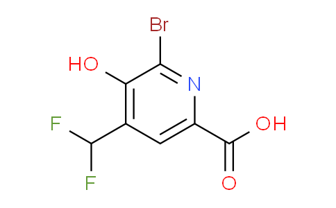 AM15581 | 1804844-27-6 | 2-Bromo-4-(difluoromethyl)-3-hydroxypyridine-6-carboxylic acid