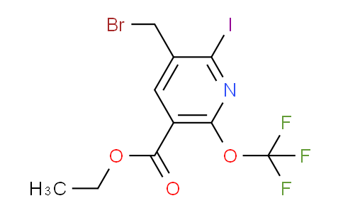 AM155833 | 1804833-99-5 | Ethyl 3-(bromomethyl)-2-iodo-6-(trifluoromethoxy)pyridine-5-carboxylate