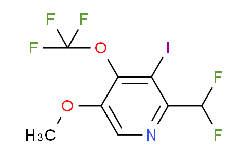 AM155838 | 1804435-41-3 | 2-(Difluoromethyl)-3-iodo-5-methoxy-4-(trifluoromethoxy)pyridine