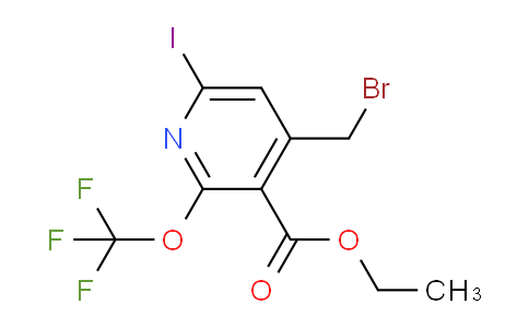 AM155847 | 1804840-33-2 | Ethyl 4-(bromomethyl)-6-iodo-2-(trifluoromethoxy)pyridine-3-carboxylate