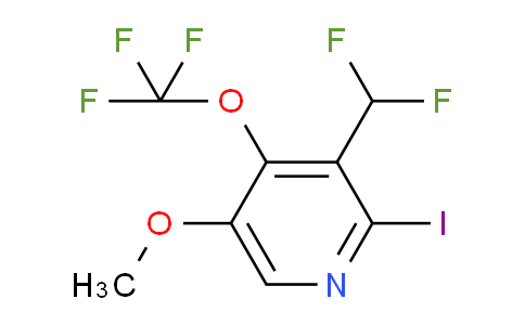 AM155850 | 1804652-20-7 | 3-(Difluoromethyl)-2-iodo-5-methoxy-4-(trifluoromethoxy)pyridine