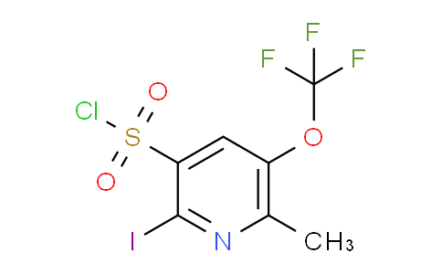 AM155859 | 1804359-25-8 | 2-Iodo-6-methyl-5-(trifluoromethoxy)pyridine-3-sulfonyl chloride